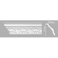 Плинтус потолочный с орнаментом Decomaster 95831/26 (100х88х2400мм)