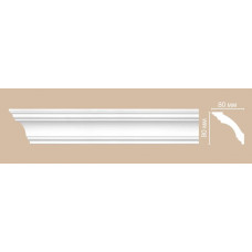 Потолочный плинтус гладкий Decomaster DP 213 (80*80*2400)